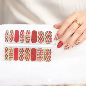 Huizi Huizi Factory 3D Shining Nail Art Decoration Waterproof Heart Shaped Gel Nail Polish Sticker
