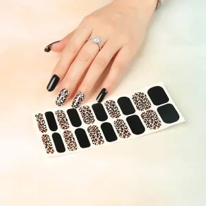 Huizi Nail Stickers New Nail Polish Solid Color Custom Nail Wraps