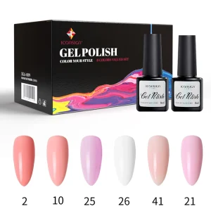 Iconsign Professional Nail Gel Polish 15 ml Pack UV Gel Nail 3000 Color Private Label
