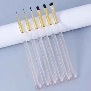 JOUS OEM ODM Multi Functional Nail Design Brush Kit for Gel Polish Acrylic Nail Painting Striping Dotting and French Manicure