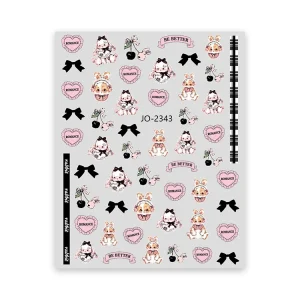 JOYFUL2342 2347 3D Colorful Leopard Sexy Nail Art Decals Stickers Decorations