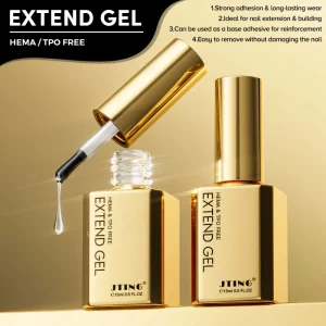 JTING Brand New Clear Extend Gel Nail Polish 4in1 Construction Base Coat Nail Tips Gelx Glue Gel Polish TPO Hema Free OEM ODM