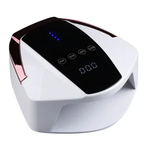 JW1144 Silver Nail Dryer Light 96W Rechargeable UV LED Lamp Cordless Nail Supplies Professional Salon Nail Gel Polish Dryer