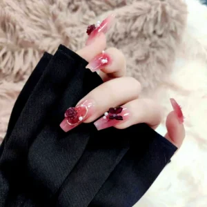Japanese Summer Princess Series Crystal Bag Jewelry Explosions Bow Mix Chain Flower Nail Accessories