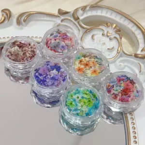 Japanese style Nail Art Small Floral Prints Dried Flowers Pressed Flowers DIY Nail Art Floral Decorations
