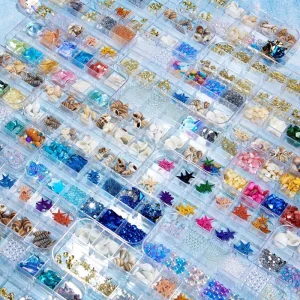 Jewelry Nail Designs Diamond Crystal 3D Zircon Nail Art Charms in Bulk for Nails Summer Art Decoration