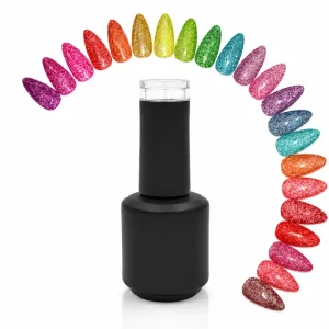 Jewelry Nail Glue Gel UV Gel High Shiny Top Diamond Factory Direct Selling OEM Diamond Gel 15ml HEMA/TPO-Free
