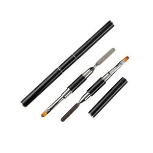 Joy Rich Professional Nail Art Brushes Supplies Metal Handle Nail Brush Acrylic for Nail Art Brush