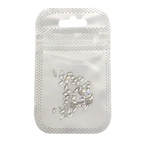 K9 Beveled Flat Bottom Rhinestones Nail Art Decorations Super Shiny Transparent White Diamond Rhombus Heart Water Drop 3D Box