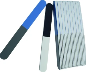 Karroy Emery Nail File and Buffer for Natural Nails Double Sided 4 Steps Shorten Shape Smooth Polishing