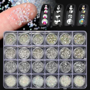 Kawaii Nail Charms Cute Cartoon High Quality Rhinestones for Nails Press on Nails With Rhinestones