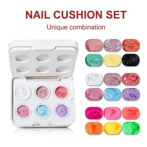 Kinnco New Satin Pat Pat Gel 31 Color LED UV Soak Off Nail Polish Custom Vegan Eco Friendly Non Toxic Nail Patting Gel Palette