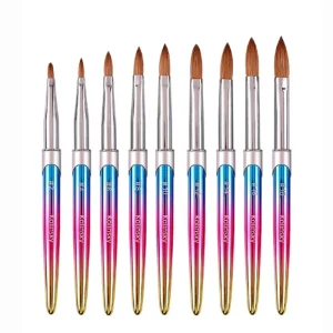 Kolinsky Acrylic Nail Brush 100 Acrylic Nail Brush High Quality Manufacturers Sable Beauty Acryl