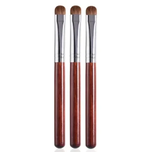 Kolinsky Acrylic Nail Brush Crimped French Brushes Pure Kolinsky Hair Nail Art Brush for Manicure Powder Gel