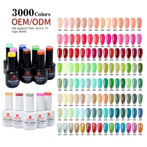 Korea 150 Set 15ml Fast Drying UV Gel Nail Polish Customizable Designer Style For Nail Art Free Sample With Bottle Packing