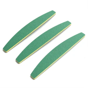 Korea Nail File 100 180 Good Quality Meniscus Style Salon Art Manicure Kits Fingernail Buffer Block