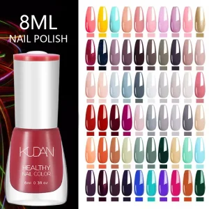 Kudan High Quality 8ML Air Dry Normal Oil Nail Polish Long Lasting Fast Drying Peel Soak Features Ready Stock Nail Art