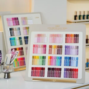 LADAI 188 Colors Gel Nail Polish Set with Display Color Chart Board Salon UV Gel Polish Kit for Nail Art Ladai Gel Colour