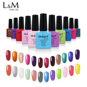 L&M Factory Private Label Gel Nail Polishes 7.3ml Bottle Color Nail Gel Polish