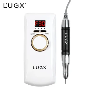 LUGX 30000rpm Professional Electric Portable Nail Drill Machine Nail Equipment Acrylic Portable Rechargeable Nail Tool