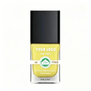 Lady Beauty Create Own Brand Water Permeable Halal Nail Polish Peel Off Breathable Nail Polish