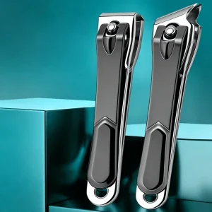 Large Finger Nail Clippers Set Stainless Steel Single Piece Packaged Nail Cutters With Straight Curved Blade Tips New Style