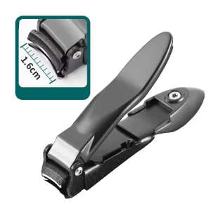 Large Nail Clippers with Catcher Sharp Heavy Duty Self Collecting Nail Cutters Set Manicure Tools for Thick Nails
