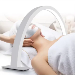 Large Size Warm White Dimming Round Crystal Half Moon LED Light Manicure UV LED Nail Desk Lamp for Nail Salon