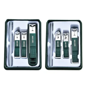 Large Steel Nail Clippers Set Combination Manicure Pedicure Tools for Fingers Toes