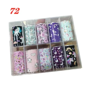 Laser Scales Transfer Foil Nail Foil for Nail Art Sticker for the Nail Art Decoration 4*100cm