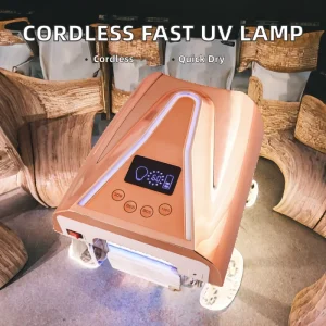 Light Built in 5200mAh Battery UV LED Nail Lamp 128W High Power LED Nail Lamp for Home DIY Manicure