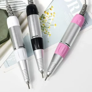 Limegirl Professional 5 Hole Cordless Nail Drill Bit 35000 RPM Rechargeable Battery Low Noise Comfortable Portable ABS Plastic
