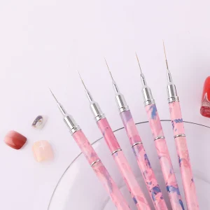 Liner Nail Brush with Metal Handle Nail Liner Brush Nail Art Liner Brush