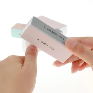 Little Star NF 05 LS Double Sided Nail File Buffer Colorful Sponge Sanding Polishing Block for Pedicure Care & Grinding