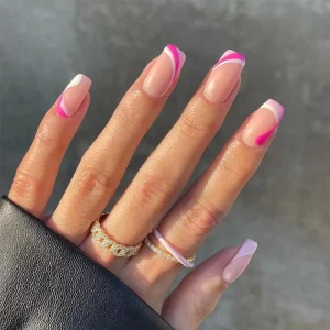 Long Ballerina False Press on Nails Sun Cloud Moon Designed Press on Nails Replaceable Nail Tips