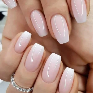 Long Lasting Gradient Press On Nails Salon Quality