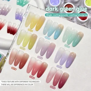 Long Lasting Patting UV Gel Nail Polish No Wash High Saturation Thick Gradient Nail Gel for Nail Salon Use