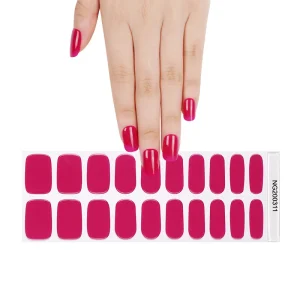 Long Lasting Waterproof Self Adhesive UV Gel Nail Art Stickers Non Toxic & BPA Free Customizable Design for Nail Beauty
