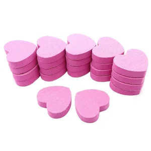Love Heart Shape Block Buffers for Nails Files Sponge Nail Buffer