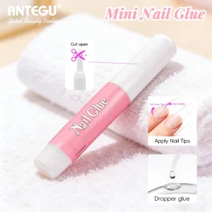 Low Moq Custom Super Strong Nail Glue Professional Private Label Transparent 2G Nail Tips Glue Gel for Press on Nails