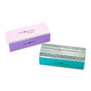 Low Price Double Straight EVA Foam Emery Cloth Sandpaper Nail File and Reusable Finger Nail Buffer