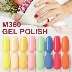 M Collection Color Gel Polish Salon Recommended Professional Used Crystal Nail Polish UV Gel