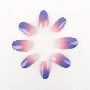 MEJ Fashion Nail Art False Nail Kit Artificial Fingernails Nails Press Designs