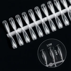 MOBRAY 240 Tips Box Acrylic False Nail Tips Soft Gel Full Cover 240Pcs Box Thin Nail Tips Press on Nails Extension Beauty OEM
