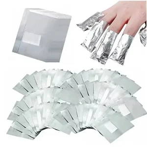 Manicure Supplies Nail Gel Soak Off Removal Foil Wraps Disposable Nail Polish Remover Aluminum Foil for Nails