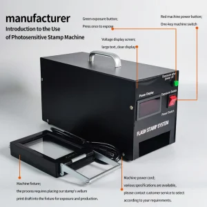 Manual HD Flash Stamp Making Machine Pre inked Stamp Making Machine For High Precision Graphic Stamp Production