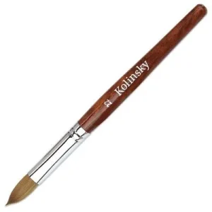 Manufacture 100% Pure Kolinsky Sable Hair Round Acrylic Nail Brush Size 6# 8# 10# 12# 14# 16# 18# 20# 22#