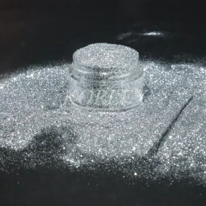Manufacturer Super Silver Iridescent Glitter Powder Bulk Tumbler Epoxy Resin Craft Nail Art Decorations