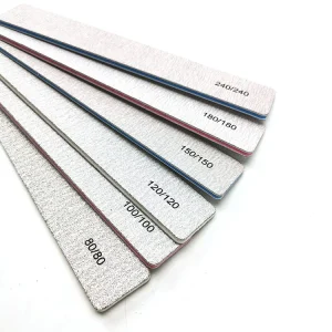 Manufacturer White Black Professional Zebra Nail Files Nail Sponge Private Label 100 180 Custom Buffers Nail