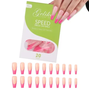 Matte Gel Polish Uv Press on Coloured Pre Glue False Nails Custom Press on Nails Nails